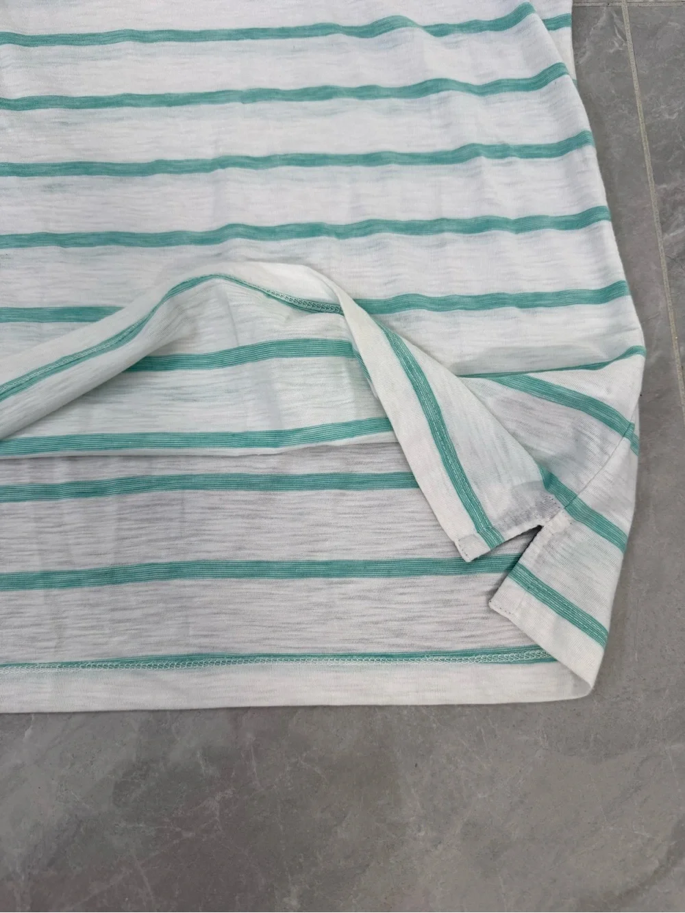 Men’s Banana Republic Vintage Striped Polo Burnout Preppy Classic Size Large